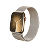 Crong Milano Steel - Řemínek z nerezové oceli pro Apple Watch 38/40/41/42 mm (šampaňské)