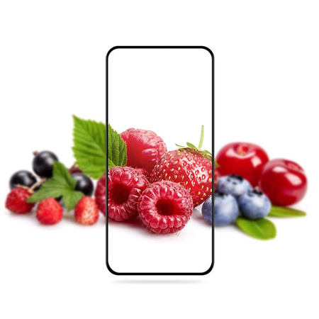 Crong 3D Armour Glass - Verre trempé 9H pour l'ensemble de l'écran du Huawei P40 + cadre d'installation