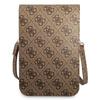Peněženka Guess 4G Triangle Logo Phone Bag - taška na chytrý telefon a příslušenství (hnědá)