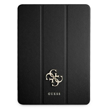 Guess Saffiano 4G Big Metal Logo - iPad Pro 12.9" 2021 Case (black)