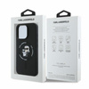 Karl Lagerfeld Silicone Karl & Choupette Ring MagSafe - iPhone 16 Pro Max Case (black)