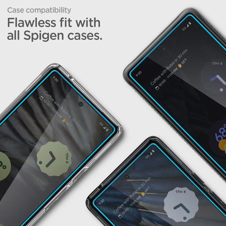 Spigen Alm Glas.TR 2-Pack - Verre trempé pour Google Pixel 7A (2 pcs.) (Transparent)