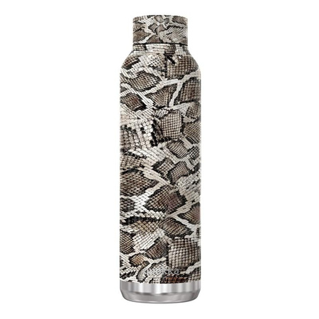 Quokka Solid - Bouteille thermique en acier inoxydable 630 ml (Snake Print)