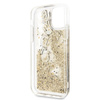 Karl Lagerfeld Glitter Liquid Floatting Charms - iPhone 11 Hülle (Gold Floatting Charms)
