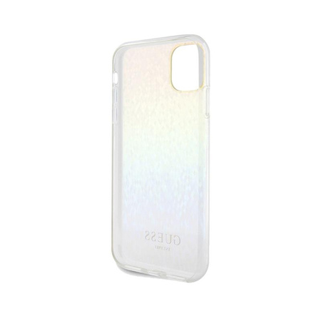 Guess IML Faceted Mirror Disco Iridescent - iPhone 11 Case (Iridescent)