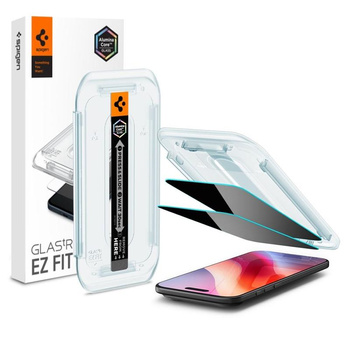 Spigen GLAS.TR EZ FIT Privacy 2-Pack - Panzerglas mit Sichtschutzfilter für iPhone Air