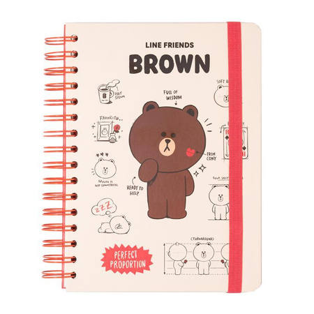 Line Friends - Carnet de notes / Bloc-notes A5