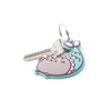 Pusheen - Pendentif porte-clés (Pusheen la sirène) (7 x 8 cm)