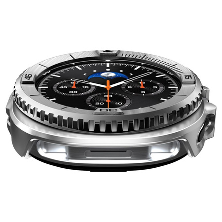 Spigen Bezel Tune Pro Pilot - Hülle / Schutzrahmen für Samsung Galaxy Watch 8 Classic 46 mm (Silver)