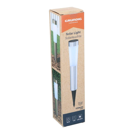 Grundig - Solární zahradní lampa LED 7,5x56 cm