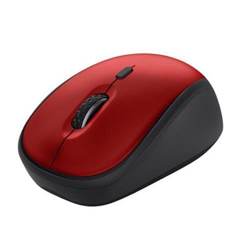 Trust Yvi+ - Bezdrátová optická myš 1600 DPI ECO (červená)