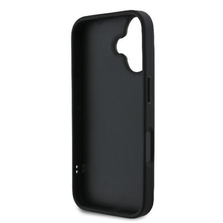 Karl Lagerfeld Quilted Signature - iPhone 16 Plus Tasche (schwarz)