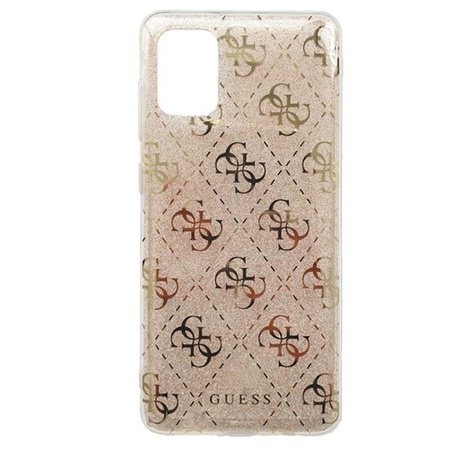 Guess 4G Glitter - Etui Samsung Galaxy A31 (Gold)