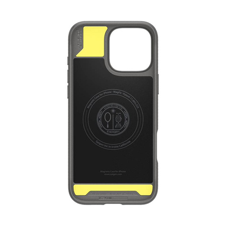 Spigen Rugged Armor MagSafe - Gehäuse für iPhone 16 Pro (Grau)