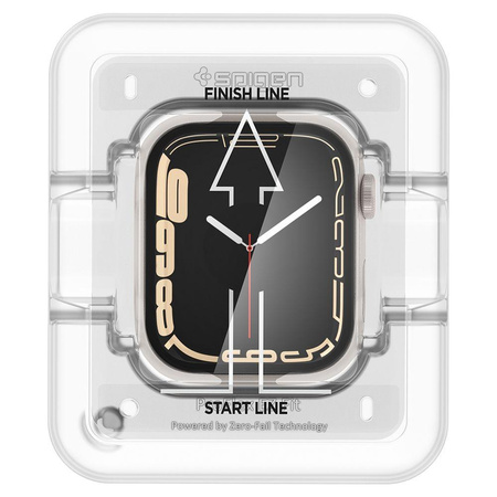 Spigen Proflex EZ FIT 2-Pack - Hybridní sklo pro Apple Watch 8 / 7 45 mm (2 ks)