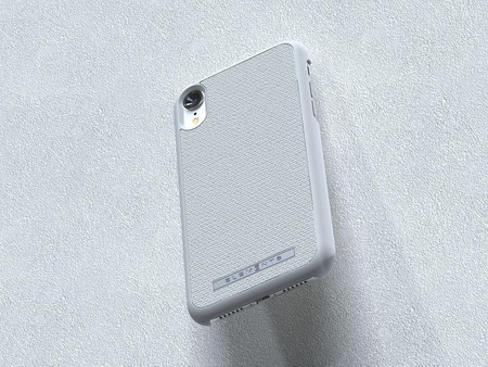 Nordic Elements Original Idun - Anyag tok iPhone XR készülékhez (világosszürke)