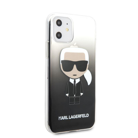 Karl Lagerfeld Iconic Karl Gradient - pouzdro pro iPhone 11 (černé)