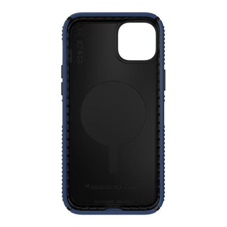 Speck Presidio2 Grip Magsafe - Etui iPhone 15 Plus / iPhone 14 Plus (Coastal Blue / Black / White)