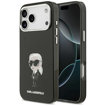 Karl Lagerfeld IML Aquarelle Karl & Logo MagSafe - Case iPhone 17 Pro Max (Black)