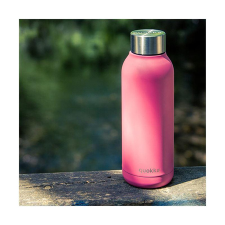 Quokka Solid - Edelstahl-Thermoflasche 510 ml (Brink Pink)