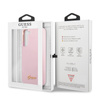 Guess Szilikon Script Metal Logo - Samsung Galaxy S22 tok (levendula)