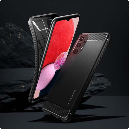 Spigen Rugged Armor - Case for Samsung Galaxy A13 4G (Black)