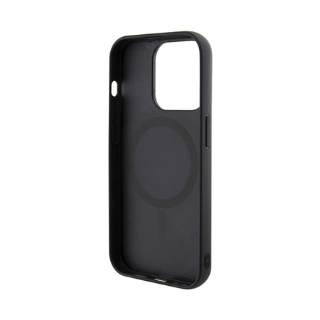 Guess GCube Stripes MagSafe - iPhone 15 Pro Case (noir)