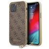 Guess 4G Charms Kollektion - iPhone 12 / iPhone 12 Pro Tasche (braun)
