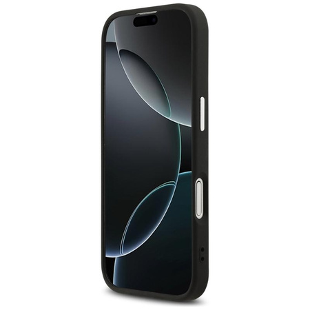 ETUI DO IPHONE 17 do MAGSAFE KARL LAGERFELD ORYGINALNE CZARNE SKÓRZANE CASE