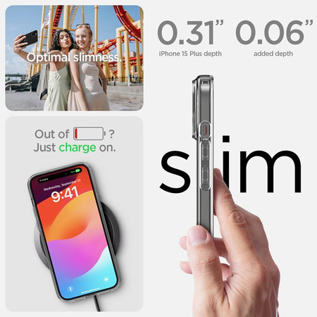Spigen Liquid Crystal - Hülle für iPhone 15 Plus (Transparent)