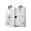Karl Lagerfeld Liquid Glitter Choupette Head MagSafe - iPhone 13 Tasche (Transparent)