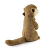 Rappa - Peluche realistico mascotte suricato in piedi 23 cm Collezione morbida ed ecologica