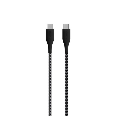 PURO Fabric Ultra Strong - Nagy teherbírású USB-C / USB-C kábel 2m (fekete)