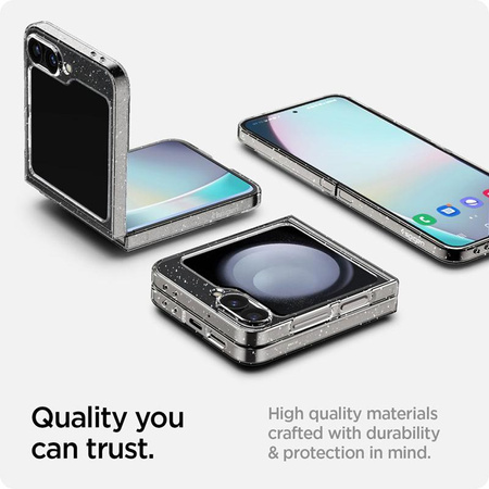Spigen Airskin - Etui pour Samsung Galaxy Z Flip 6 (Glitter Crystal)