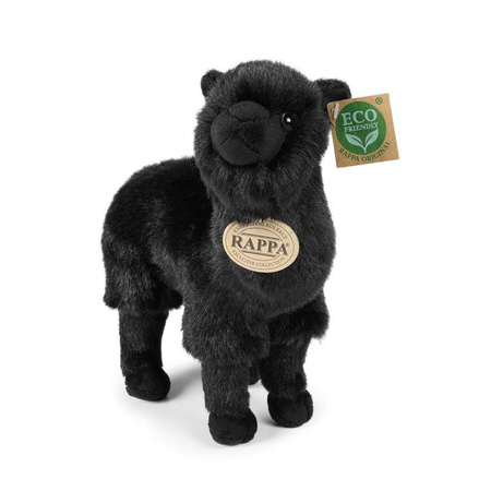 Rappa - Plush Realistic Black Llama 23 cm Eco-Friendly