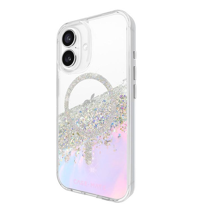 Case-Mate Karat MagSafe - Coque iPhone 16 (Holographic Soap Bubble)