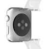 PURO ICON - Elastický sportovní řemínek pro Apple Watch 38/40/41 mm (S/M a M/L) (bílý)