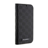 Karl Lagerfeld Saffiano Monogram - Coque iPhone 14 (Noir)