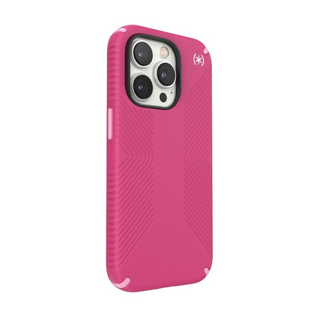 Speck Presidio2 Grip MagSafe - Csúszásgátló tok iPhone 14 Pro (Digitalpink / Blossompink / Fehér)