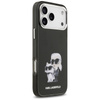 Karl Lagerfeld IML Aquarelle Karl & Choupette & Logo MagSafe - Case iPhone 17 Pro (Black)