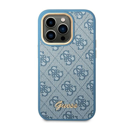 Guess 4G Metal Camera Outline Case - iPhone 14 Pro Max Case (blue)