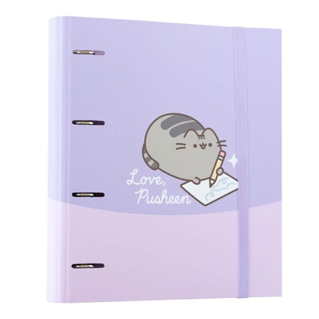 Pusheen - A4-es mappa a Moments kollekcióból (4 gyűrű, gumiszalag)