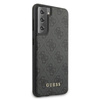 Guess 4G Metal Logo - Etui Samsung Galaxy S21 (gris)