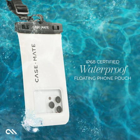 Case-Mate Waterproof Floating Pouch - Wasserdichte Tasche für Smartphones (Sand Dollar)