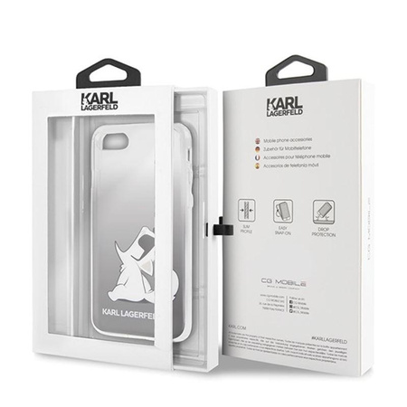 Karl Lagerfeld Choupette Fun-Sonnenbrille - iPhone SE 2020 / 8 / 7 Etui (Schwarz)