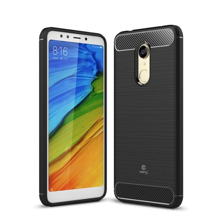Crong Soft Armour Cover - Etui Xiaomi Redmi 5 Plus (czarny)