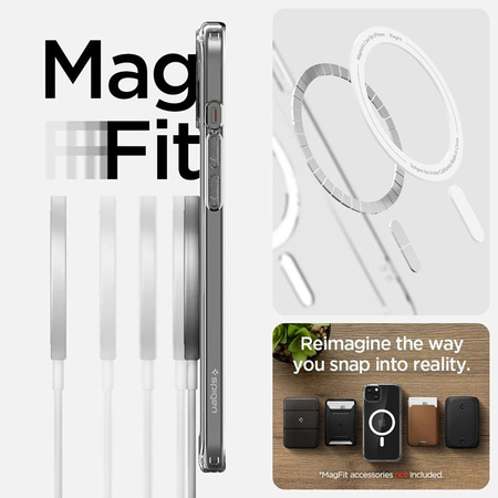 Spigen Ultra Hybrid MagSafe - Hülle für iPhone 15 Plus (Weiß)