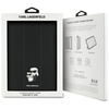 Karl Lagerfeld Book Cover Saffiano mágneses Karl & Choupette - iPad Pro 11" M4 tok (2024) (fekete)