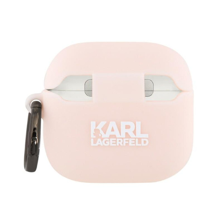 Karl Lagerfeld Silicone Choupette Head 3D - Hülle AirPods 4 (rosa)