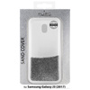 PURO Kryt Sand - Samsung Galaxy J3 (2017) Case (liquid & glitters Silver)